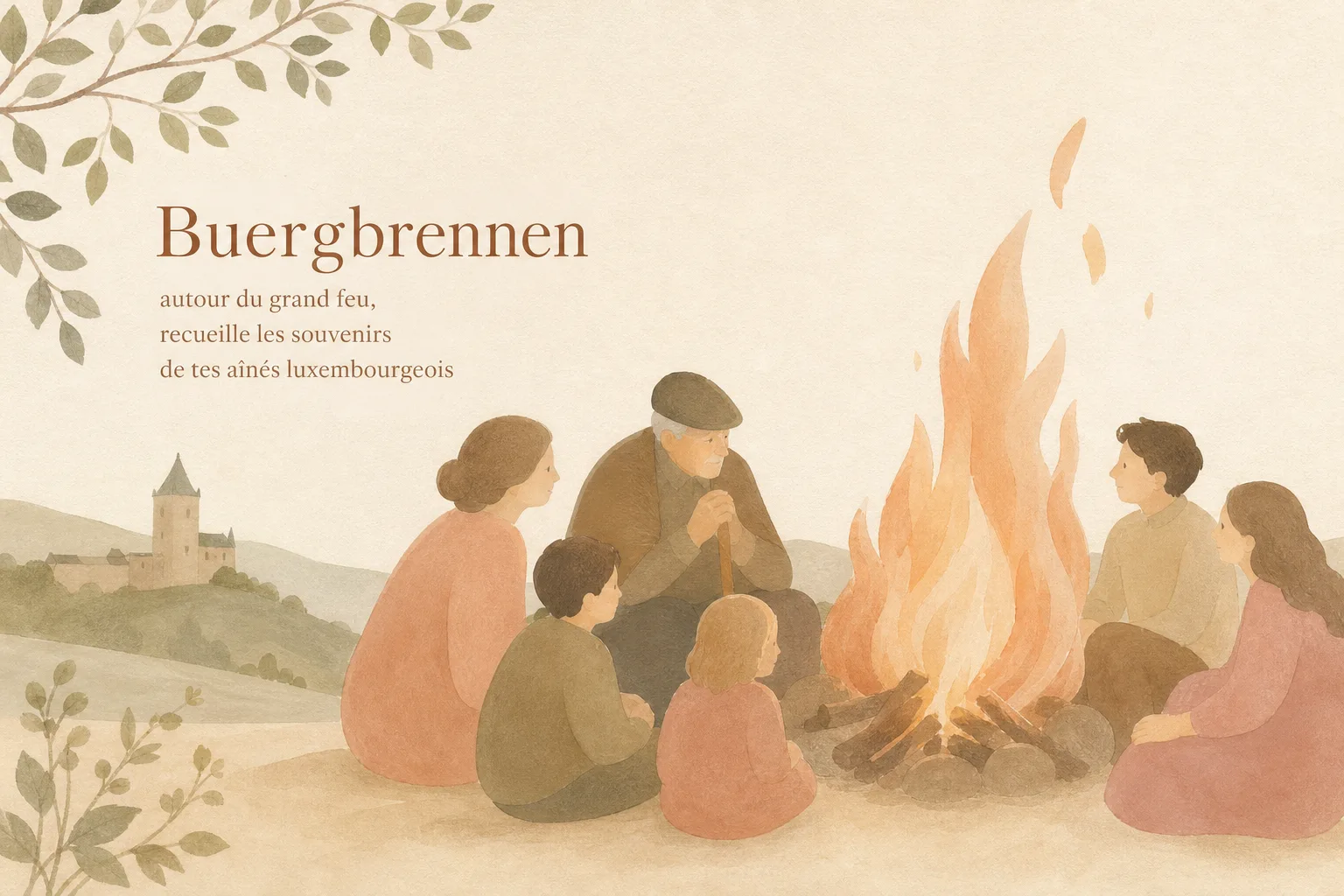 Buergbrennen : autour du grand feu, recueille les souvenirs de tes aînés luxembourgeois