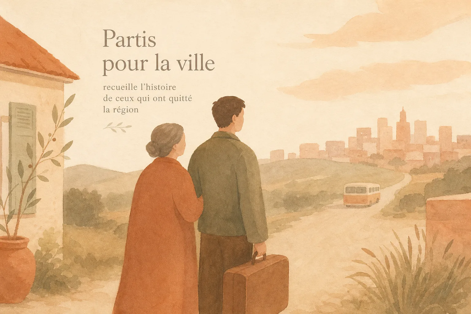 Partis pour la ville : recueille l'histoire de ceux qui ont quitté la région